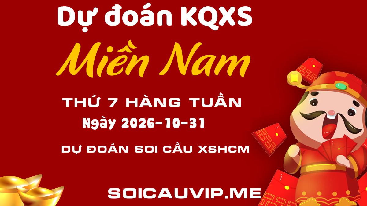 Soi cầu Thành phố 31/10/2026 - Dự đoán XSTP Xổ Số Hồ Chí Minh Thứ 7